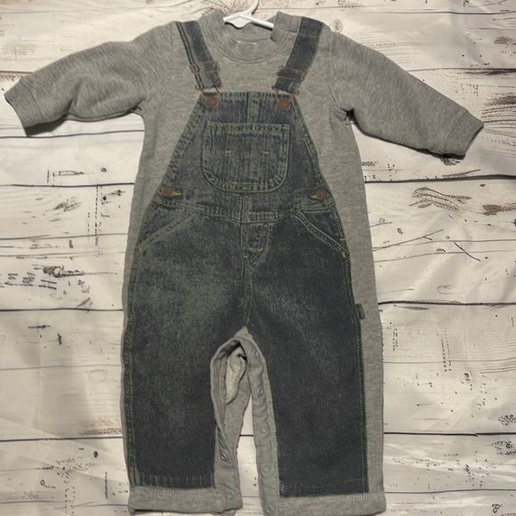 Levi’s Overalls Onesie Preowned Size 12 months - Picture 4 of 7